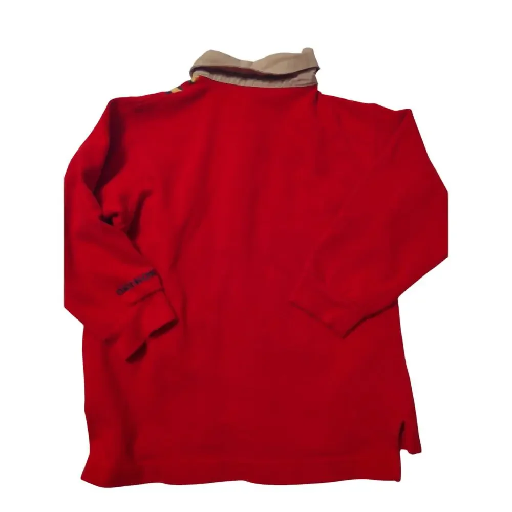 Vintage Oshkosh B'Gosh Rugby Polo Shirt Size 4T Classic Casual‎